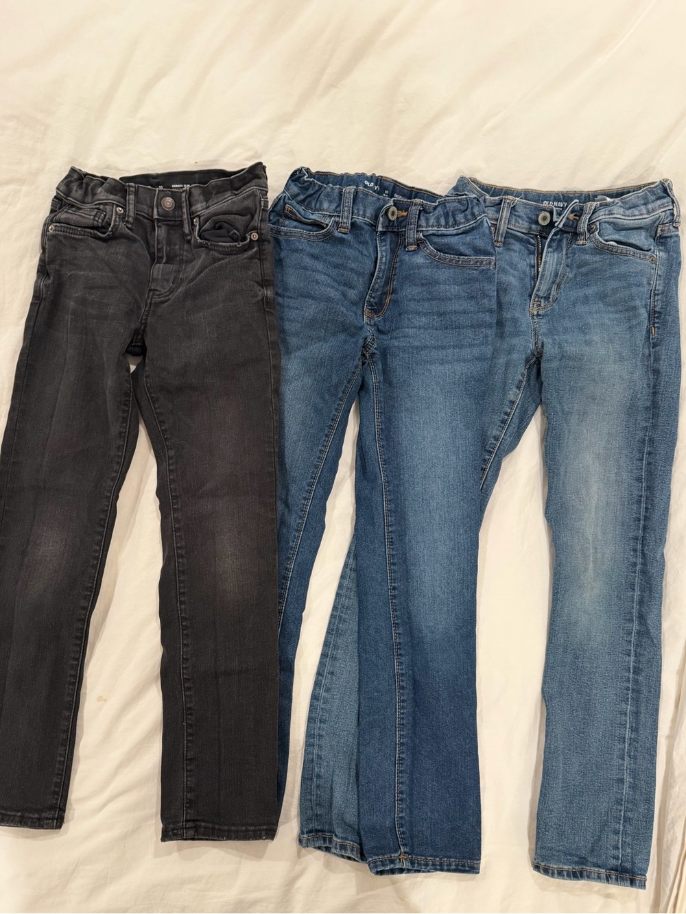 Old Navy Kids - lot of 3 jeans Karate Slim Skinny 10 youth - kids denim lot